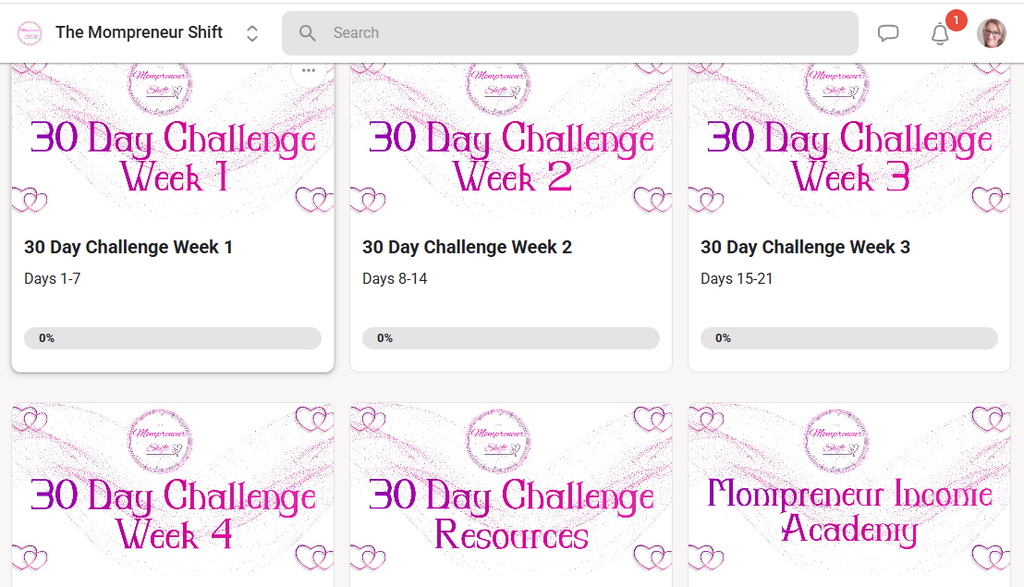 The Mompreneur Shift 30 Days to R10k Challenge